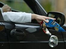 Власти хотят увеличить штрафы за выброшенный из автомобиля мусор