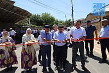 В селе Дюбек Табасаранского района состоялось открытие дорог после капитального ремонта