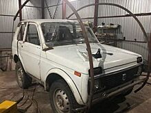 На Кубани каскадеры построили "Ниву-колобок"