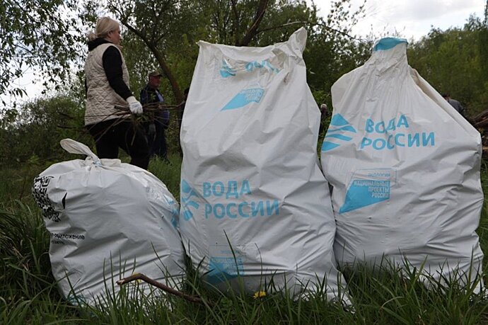 В Зарайске свыше 100 человек поучаствовали в акции «Вода России»