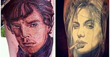 «Безумные фанаты»: 5 смешных фотографий татуировок со знаменитостями