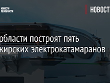 В Ленобласти построят пять пассажирских электрокатамаранов