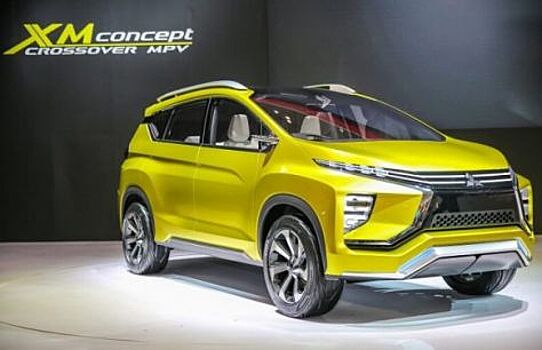 Представлен тизер нового кросс-минивэна Mitsubishi Expander