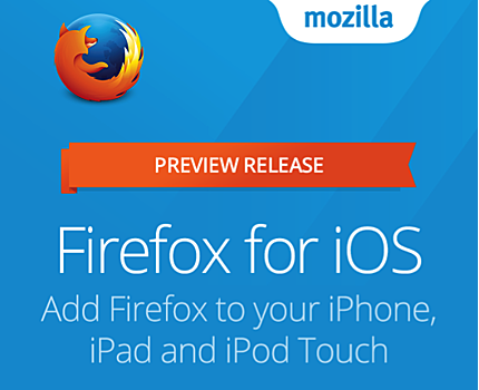 Mozilla выпустила превью Firefox для iOS