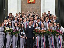 На награждении спортсменов РФ произошла путаница