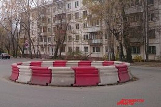 В Перми появилось мини-кольцо на перекрёстке улиц Лебедева и Циолковского