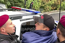 Лидера украинских предпринимателей силой затолкали в патрульную машину в Киеве
