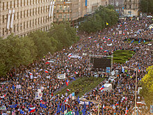Каждый десятый пражанин 4 июня принял участие в акции протеста