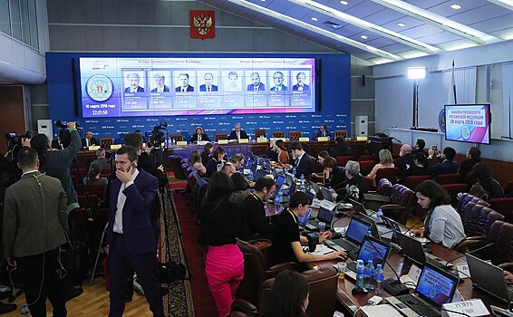 ЦИК России: По состоянию на 3:45 по московскому времени подсчитано 97,4% голосов