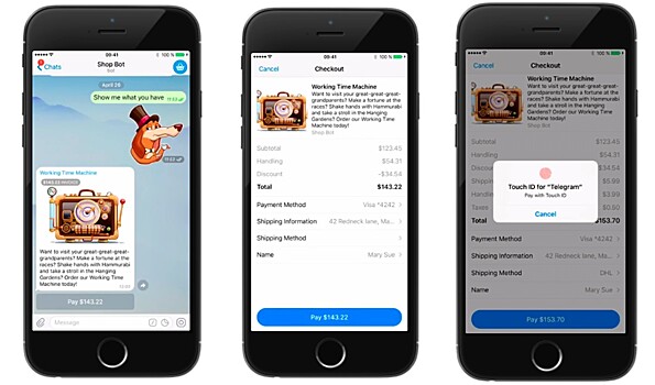 Telegram запустил платежную систему для ботов и видеоплатформу Telescope