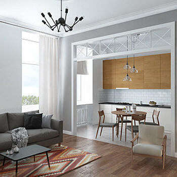 Двушка под сдачу в доходном доме: проект в Киеве