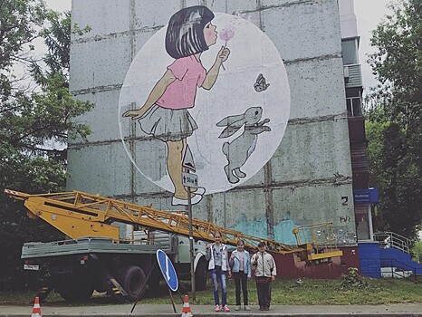 Ко Дню России в Твери появилось новое граффити