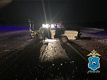 Под Сызранью пострадал водитель легковушки, столкнувшейся с КамАЗом