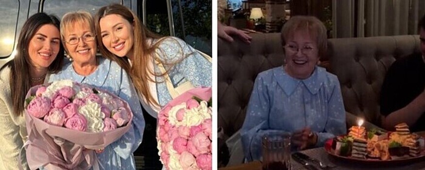 Семья Анастасии Заворотнюк собралась отпраздновать 80-летие мамы актрисы