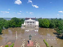 Мэр Новой Каховки Леонтьев: уровень воды в городе упал на полметра после прорыва ГЭС