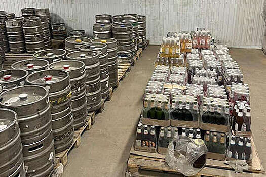 В Нижнем Новгороде обнаружили склад с 25 тоннами контрафактного пива