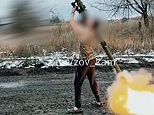 Российский боец в тапках и майке сбил из ПЗРК дрон ВСУ и попал на видео