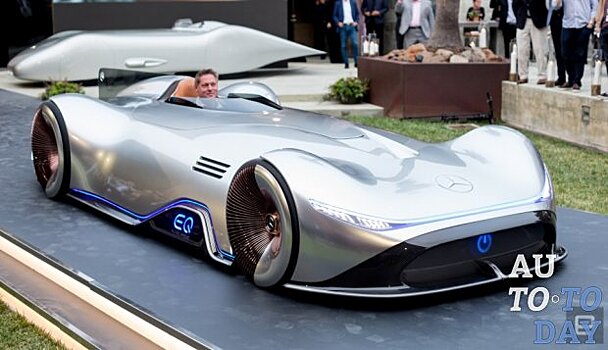 Электрический Mercedes-Benz EQ Silver Arrow черпает вдохновение с прошлого
