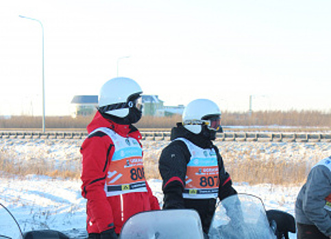 Биатлон на снегоходах продолжил программу фестиваля технических видов спорта "Экстремальная зима"