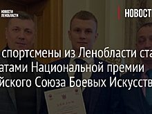 Фото: спортсмены из Ленобласти стали лауреатами Национальной премии Российского Союза Боевых Искусств