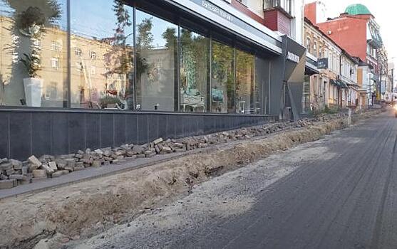 Работы на Радищева планируют скоро завершить