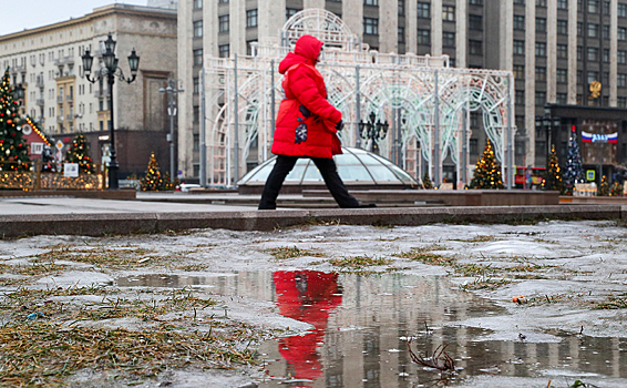 Москве и Санкт-Петербургу пообещали рекордно теплое 1 января
