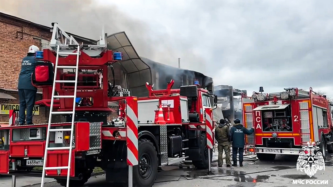 Названа возможная причина взрыва на складе с пиротехникой во Владикавказе