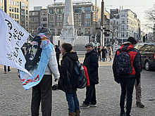 В Амстердаме прошла демонстрация против милитаризации Запада