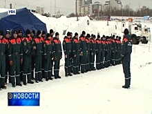 В Уфе прошла тренировка спасателей
