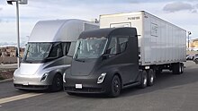 Грузовики Tesla Semi «рассекают» по дорогам общего пользования