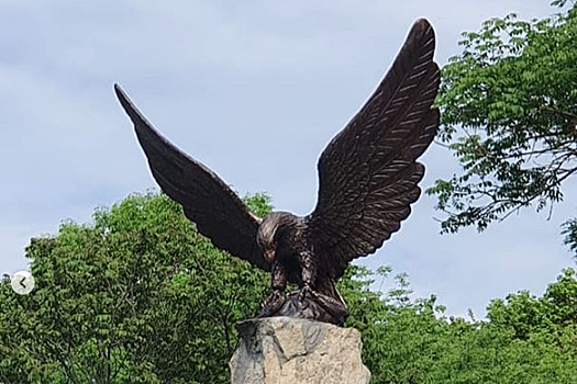 Скульптуру самого большого на Кавминводах орла установили в Железноводске