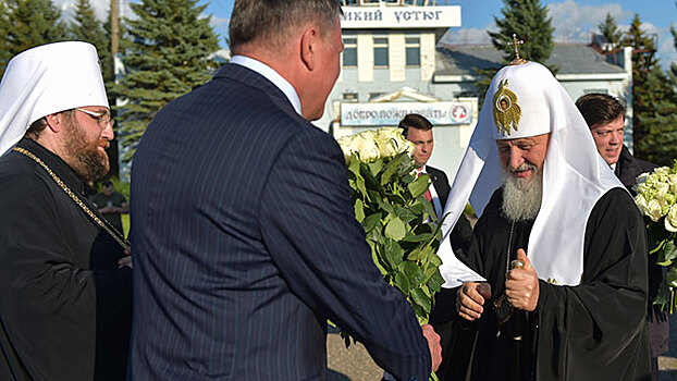 Патриарх Кирилл впервые совершил службу в Великом Устюге