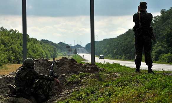 Россия укрепила границу с Донбассом