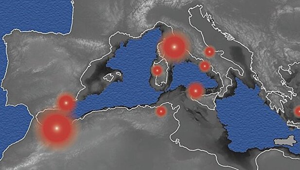 Высыхание Средиземного моря вызвало вспышку вулканизма