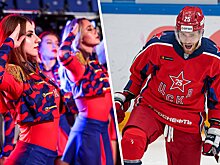 Фанаты благодарили Никитина, чирлидерши отдавали воинское приветствие. Фото победы ЦСКА