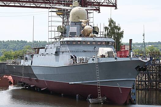 Новейший ракетный корабль «Туча» принят в состав ВМФ