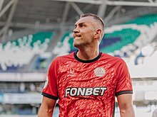 Тренер "Арона" Тедеев ответил, сыграет ли Дзюба с "Динамо"