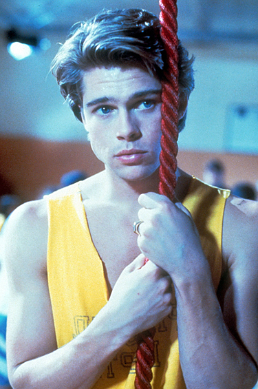 Брэд Питт в фильме «Сокращая класс»,  1989 год