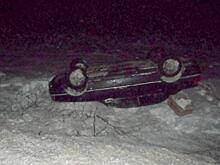 На трассе «Вятка» в Котельничском районе Audi опрокинулась в кювет