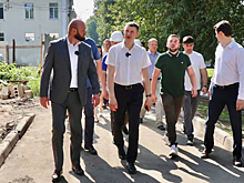 Александр Кулаков проверил ход работ в горбольнице Электрогорска