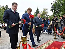 В Омске открыли памятник Дзержинскому