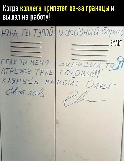 Не соблюдение карантина бесит очень многих. В ход идут самые странные угрозы.