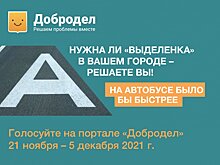 В Подмосковье до 5 декабря пройдёт голосование на размещение выделенных полос