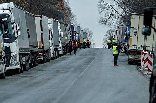 Польские перевозчики назвали условия снятия блокады на границе с Украиной