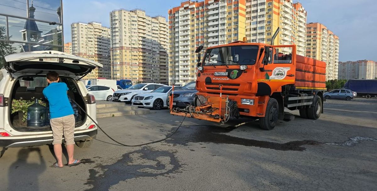 В Ростове организован подвоз воды в СНТ «Урожай»