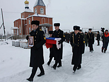 В Курганской области захоронили останки красноармейца, погибшего в 1942 году