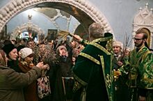 Верующие Красноярского края отмечают Вербное воскресенье