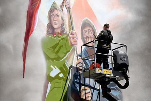 В Донецке появятся посвященные восстановлению республики граффити