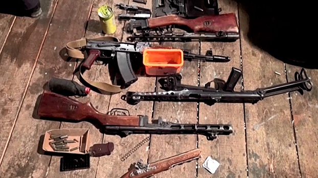 Два автомата, пистолет-пулемет, револьвер и более 250 патронов изъяли полицейские у двоих жителей Ногинска