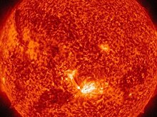 На Солнце произошел мощный взрыв